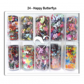 Foils 24 - Happy Butterflys