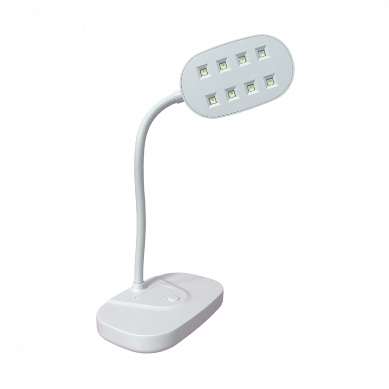 Lampe UV LED portative sur pied rechargeable en seulement 1 heure