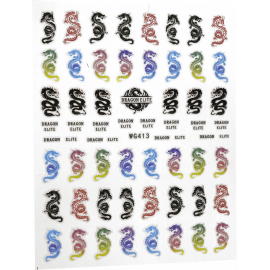 29-Stickers dragons