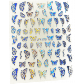 36-Stickers papillons holographiques 2