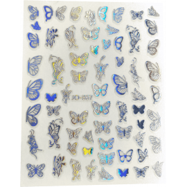 37-Stickers papillons holographiques 3