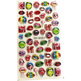 Stickers - "Lips" colorés