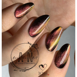 Cool Colors 060 - Cat Eyes Gold Red