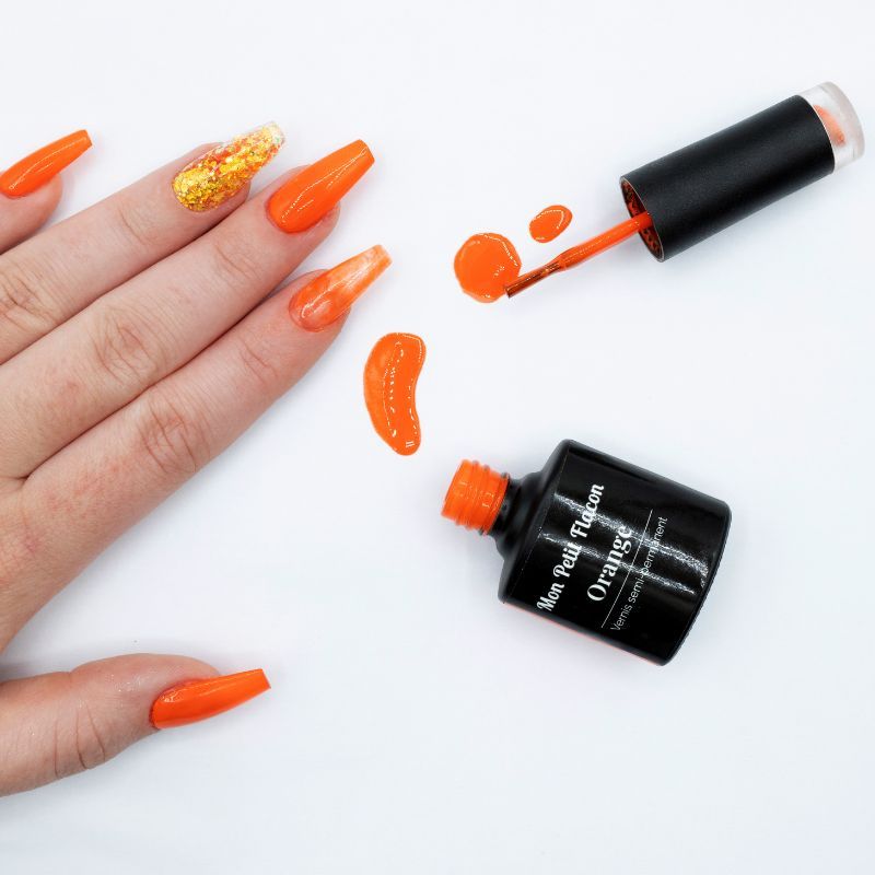 Vernis Semi-Permanent Orange