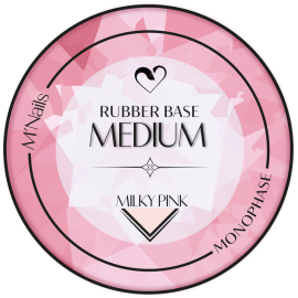 Rubber Base Medium - Milky Pink