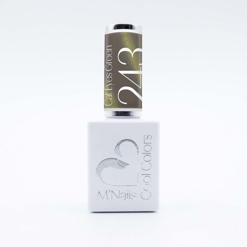 Cool colors 243 - Duo Laser Cat Eyes - Green  - 2