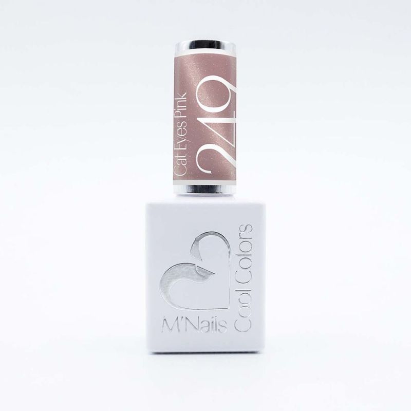Cool colors 249 - Glass Cat Eyes - Pink  - 2