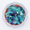 Turquoise fire flakes
