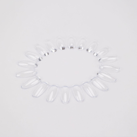 Nuancier ovale transparent