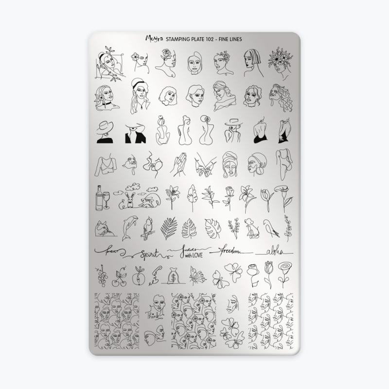 Plaque 102 - Fine Lines  - 1