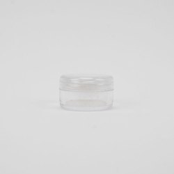 Lot de 10 pots transparents 3g - Rangement nail art