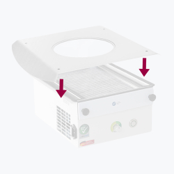 Mini Taifun Table Greentech - Aspirateur encastrable