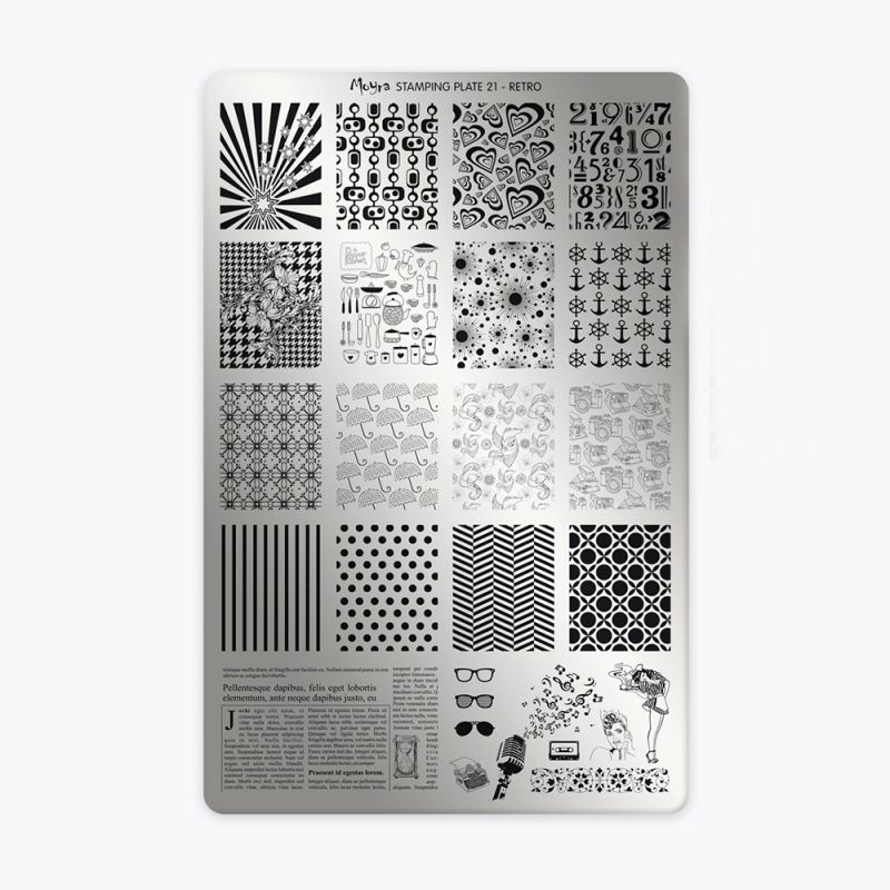 Plaque 21 - Retro  - 1