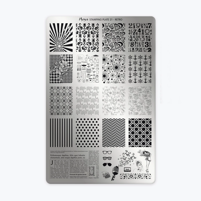 Plaque 21 - Retro  - 1