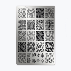 Plaque 43 - Damask Drapery 2  - 1