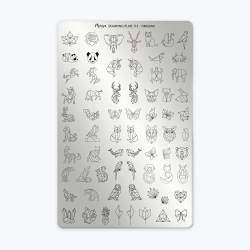 Plaque 115 - Origami  - 1