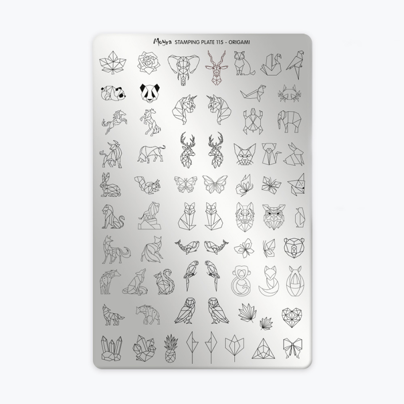 Plaque 115 - Origami  - 1