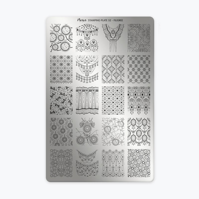 Plaque 52 - Filigree  - 1