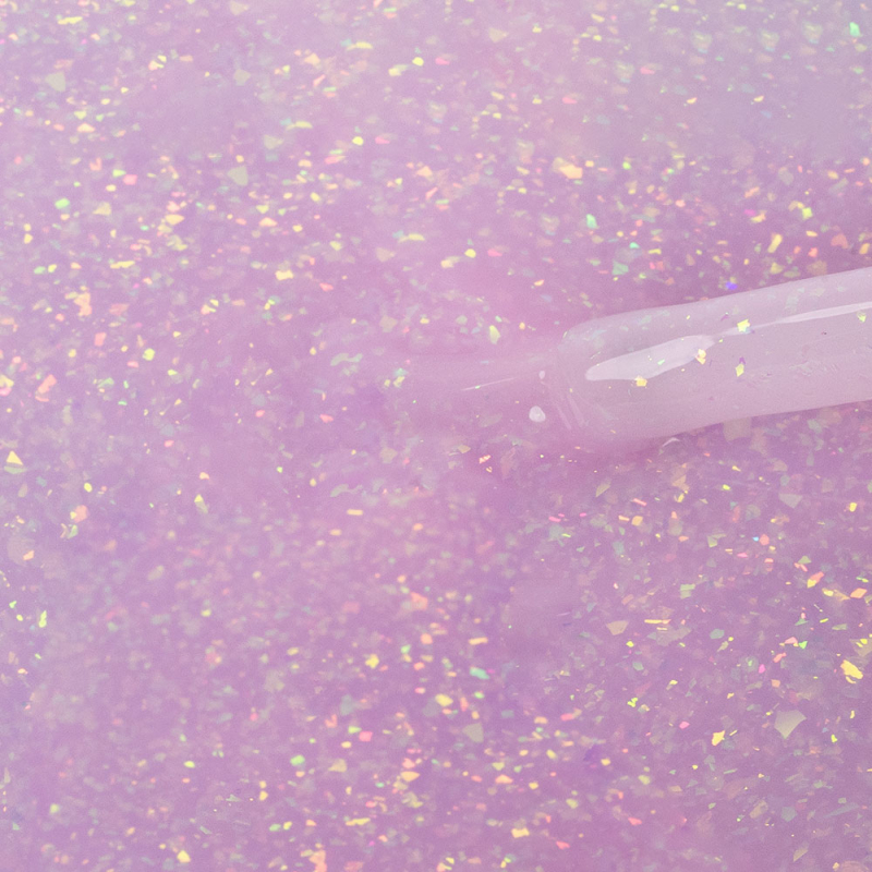 Rubber Base Fast - Pink flakes  - 2