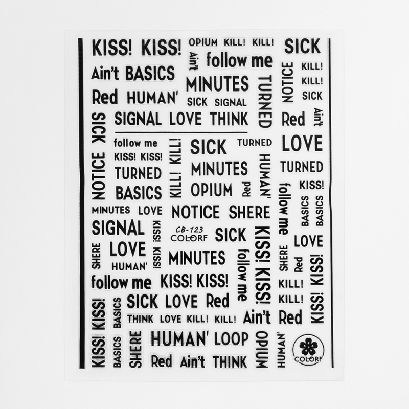 Stickers - Strong words  - 1