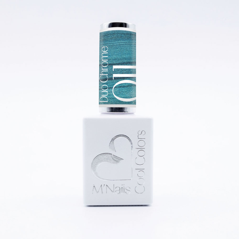Cool Colors Lagon Duo Chrome  - Vernis bleu irisé vert sans Hema