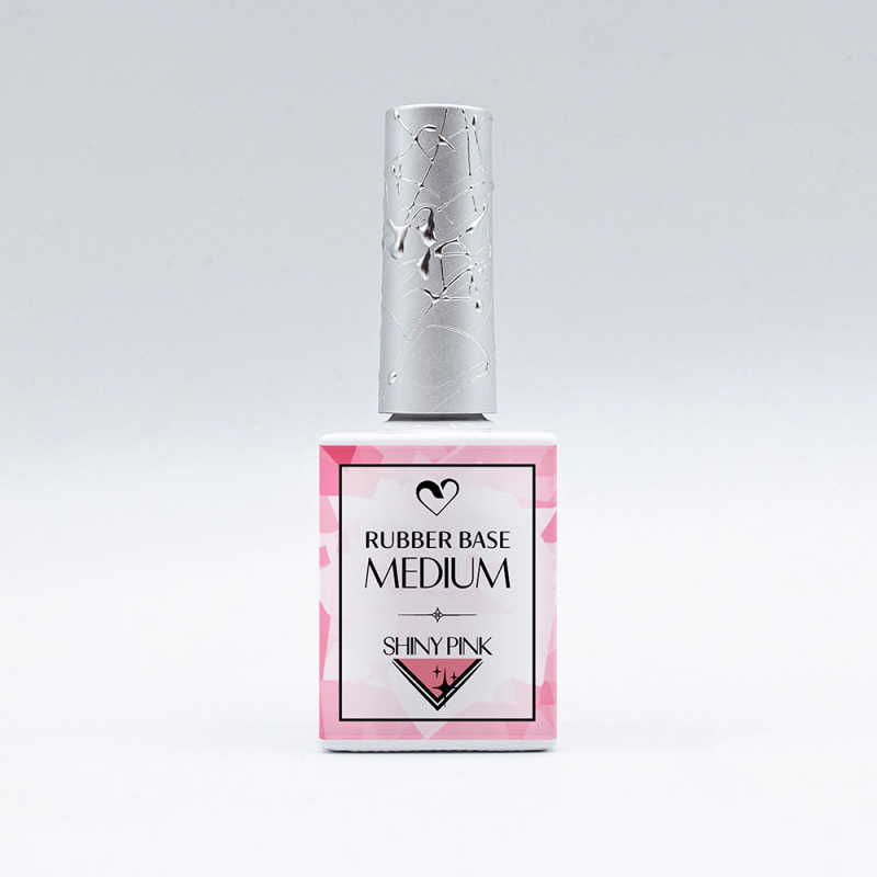 Rubber Base Medium - Shiny Pink (nouvelle formule)  - 2