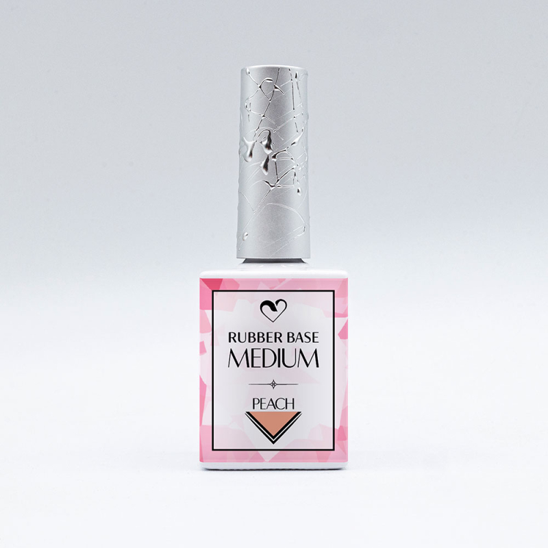 Rubber Base Medium - Peach (nouvelle formule)  - 2