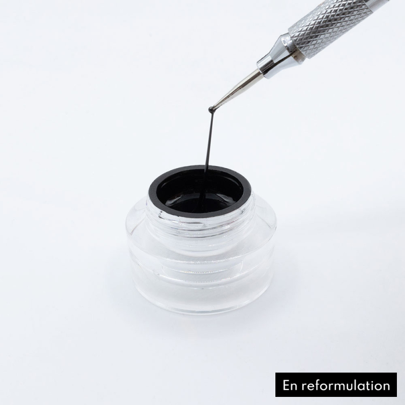 Spider Gel Noir - Gel élastique pour nail art