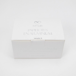 Papillotes en aluminium - Boîte de 100 pour dépose VSP