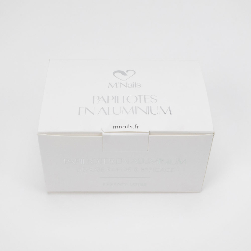Papillotes en aluminium - Boîte de 100 pour dépose VSP