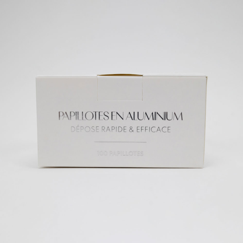 Papillotes en aluminium - Boîte de 100 pour dépose VSP