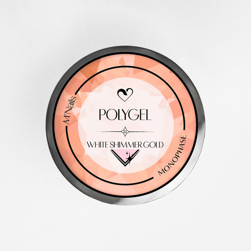 Polygel - White Shimmer Gold - Édition Limitée