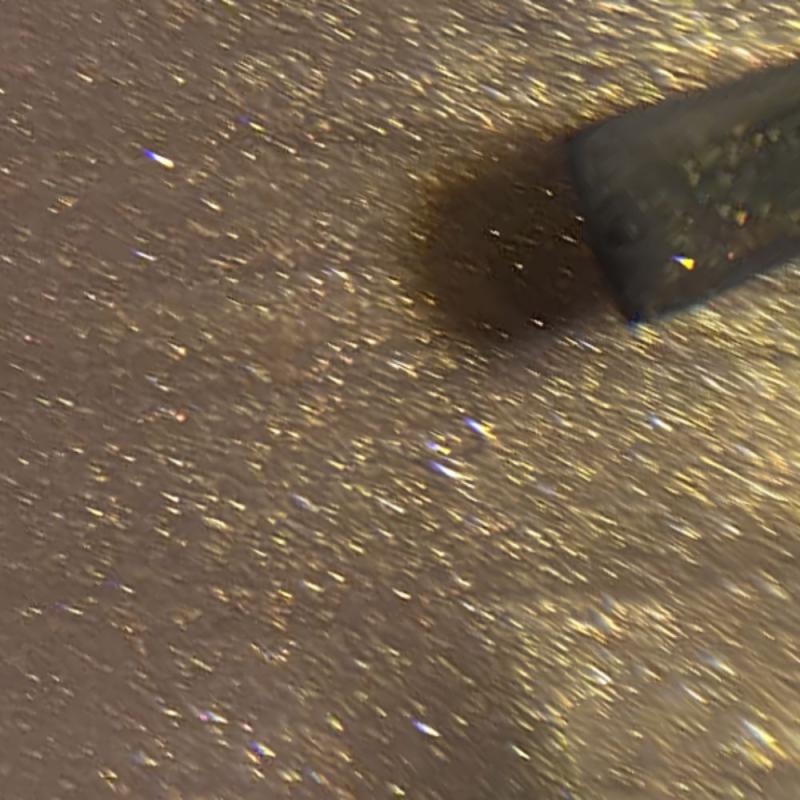 Vernis semi-permanent - Marron Glitter