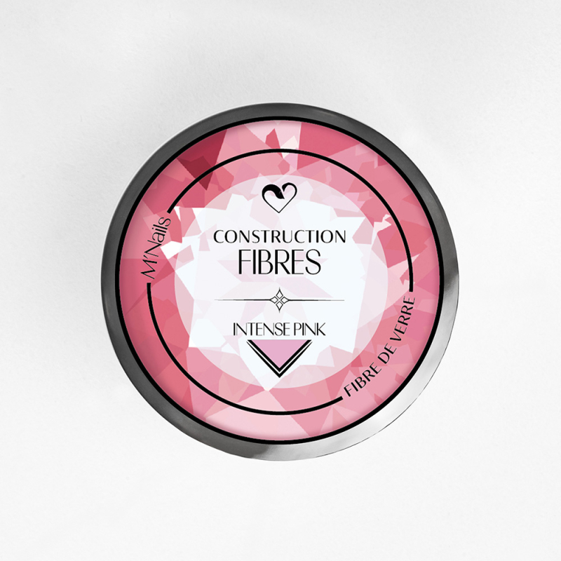 Construction Fibres Intense Pink - Gel rigide rose
