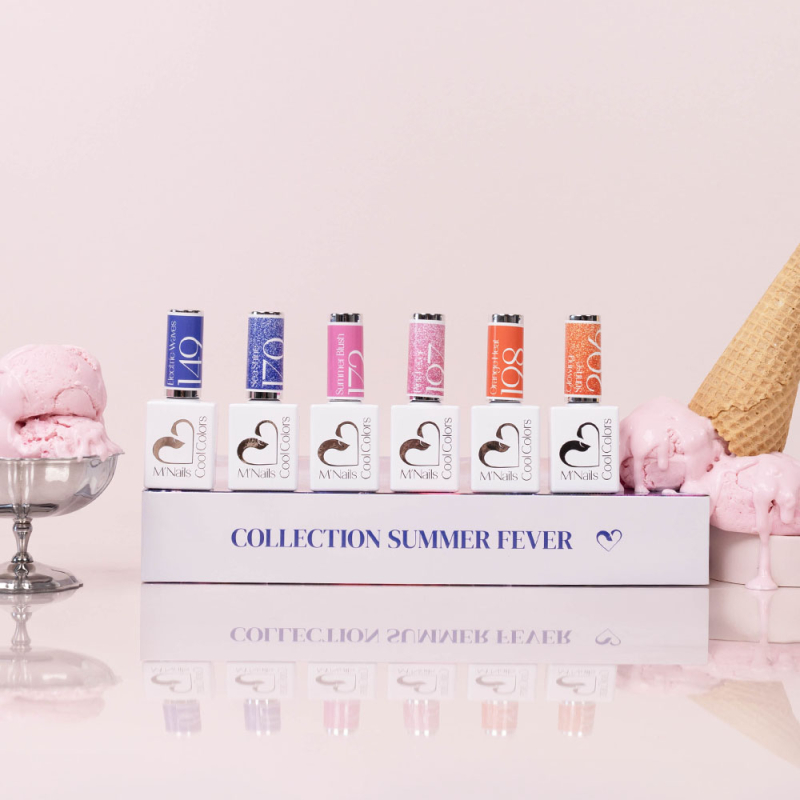 Collection Cool Colors Summer Fever – Coffret vernis semi permanent