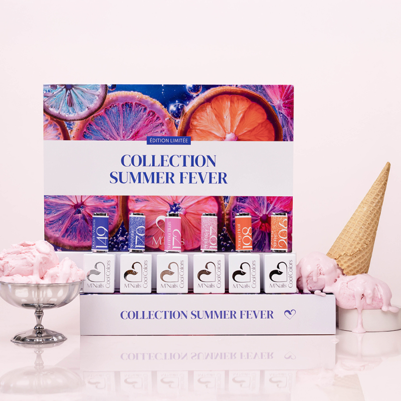 Collection Cool Colors Summer Fever – Coffret vernis semi permanent