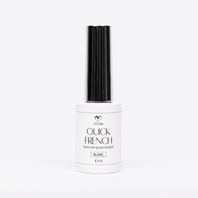 Vernis semi permanent - Quick French blanc M'Nails