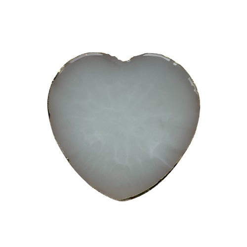 Palette coeur blanc